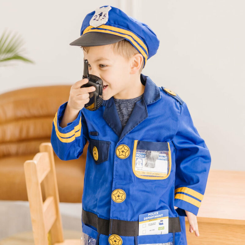 Melissa & Doug Police Officer Role Play Costume Set Toys