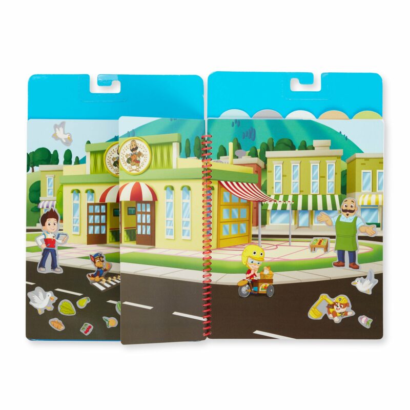 PAW Patrol Restickable Stickers Flip-Flap Pad Adventure Bay from Melissa & Doug