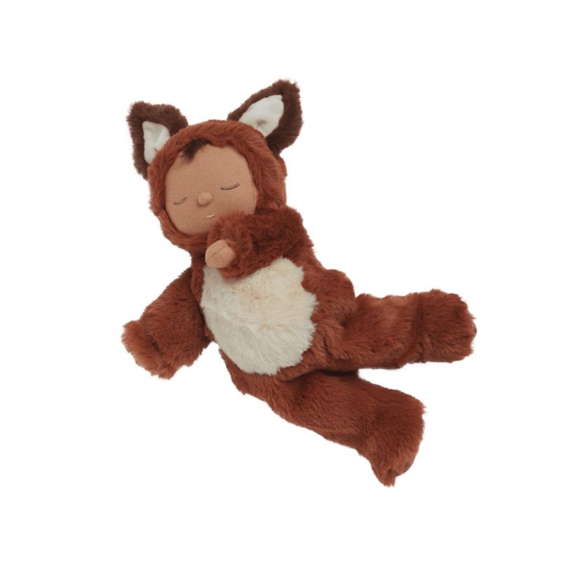 Olli Ella Cozy Dinkums Finnley Fox in Rust Toys