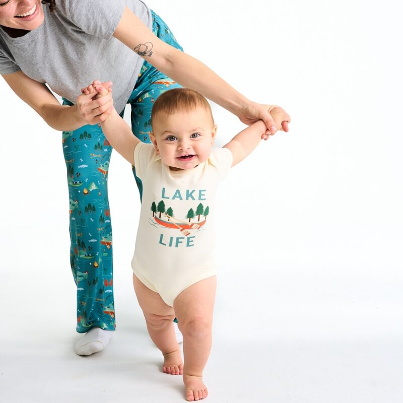 Lake Life Cotton Bodysuit from Emerson and Friends