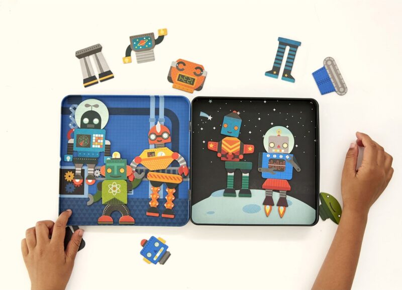 Robot Remix Magnetic Play Set made by Petit Collage