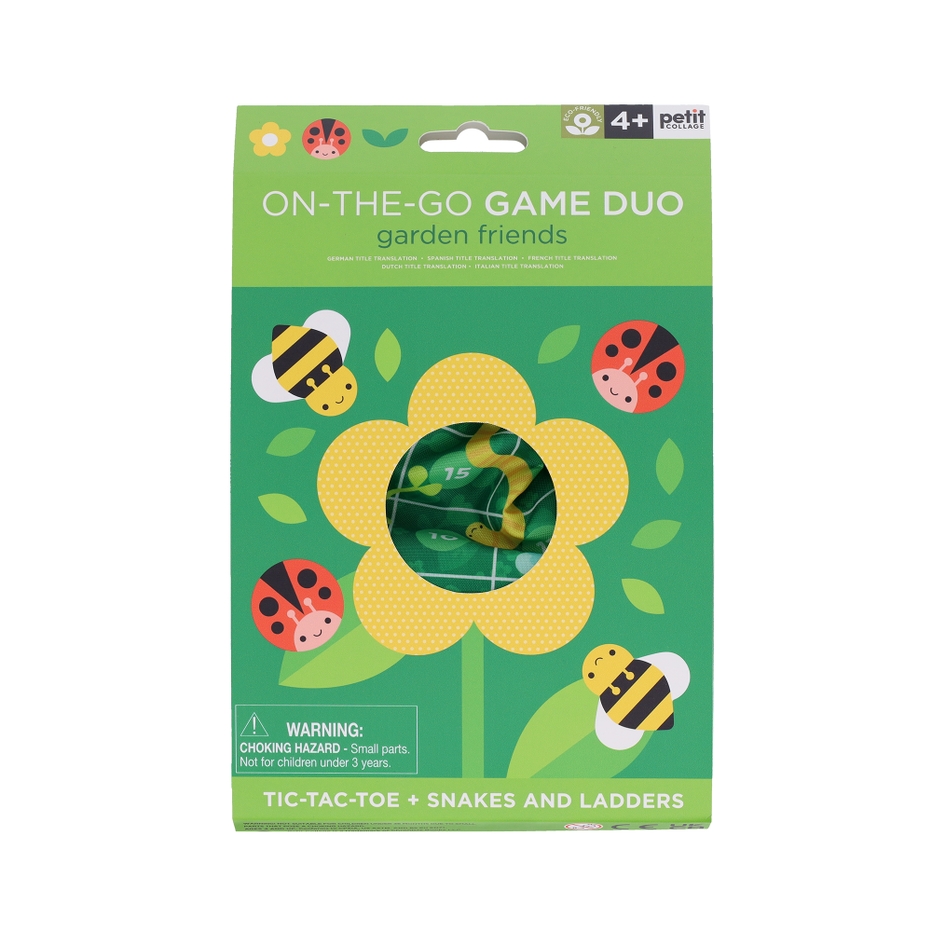 Petit Collage Garden Friends On the Go Game Duo