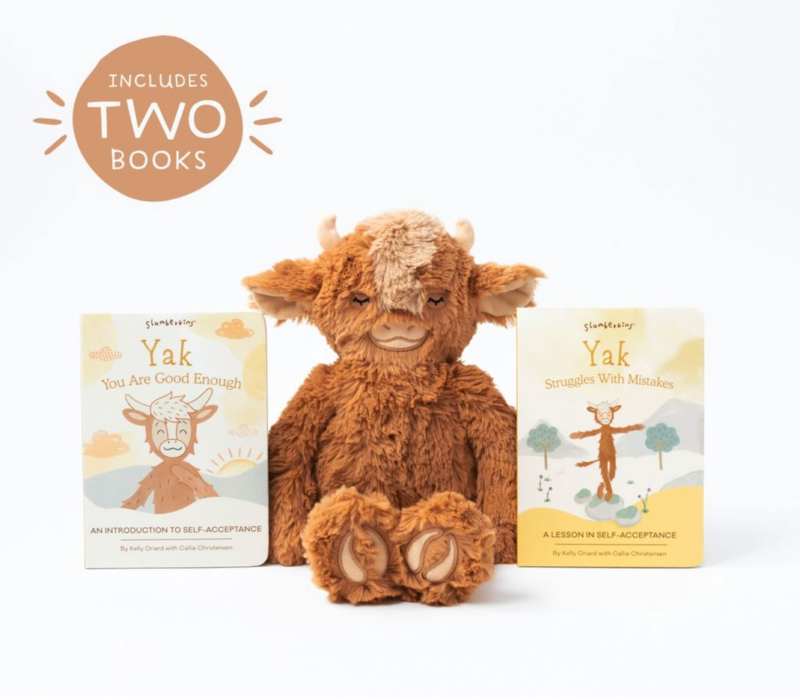 Slumberkins Yak's Self-Acceptance Kin Set With 2 Books