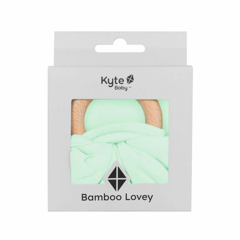 Mint Lovey with Removable Teething Ring from Kyte BABY