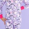 Carrie Bamboo Viscose 2-Piece Glow-In-The-Dark Pajamas from Birdie Bean