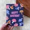 Big Moods Happy Birthday Mushroom Card