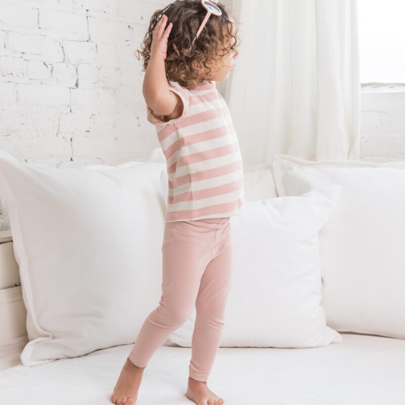 Classic Leggings in Blush from Colored Organics