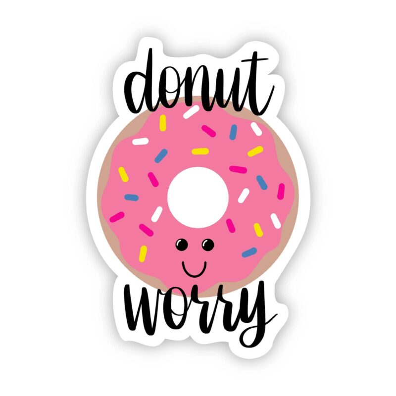 Big Moods Donut Worry Donut Sticker