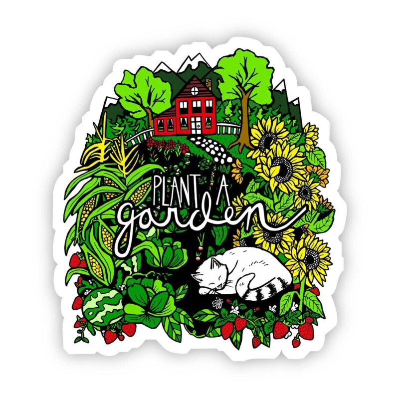 Big Moods Plant A Garden Sticker