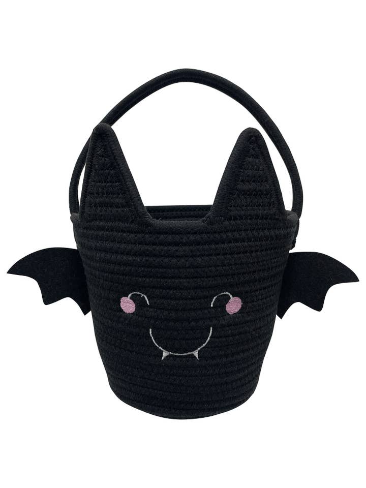 Emerson and Friends Bat Rope Halloween Basket