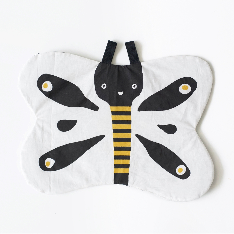 Wee Gallery Organic Butterfly Crinkle Toy