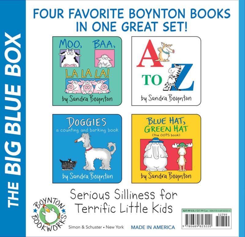 Boynton's Greatest Hits The Big Blue Box Board Book Set available at Blossom