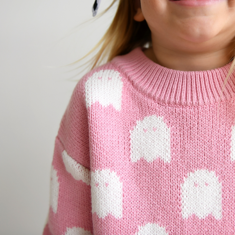 Pink Ghosts Sweater from Gigi and Max