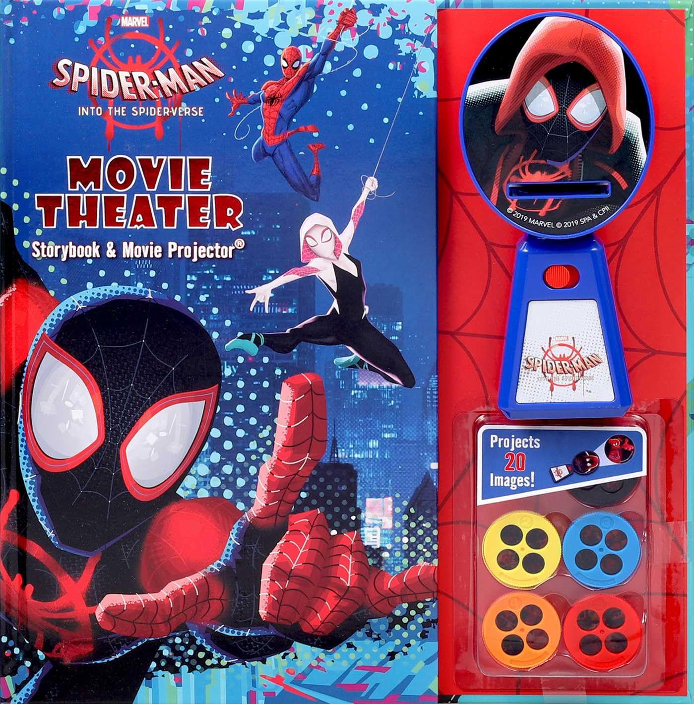 Marvel Spider-Man: Into the Spider-Verse Movie Theater Storybook & Movie Projector