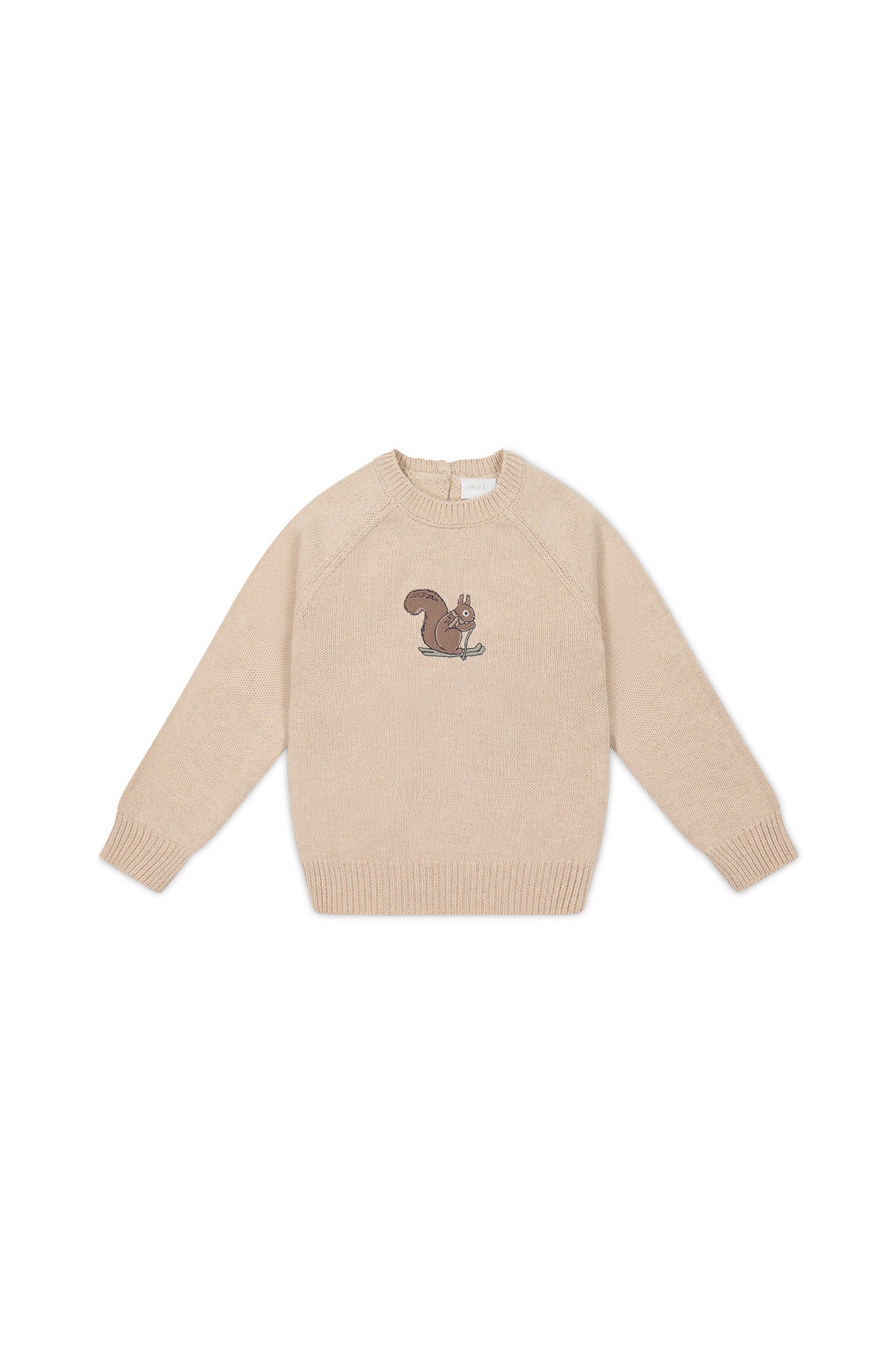 Jamie Kay Ethan Jumper In Oatmeal Marle Woodland