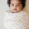 Jamie Kay Organic Cotton Wrap Blanket In Woodland Friends