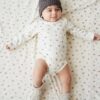 Jamie Kay Organic Cotton Fernley Bodysuit In Woodland Friends