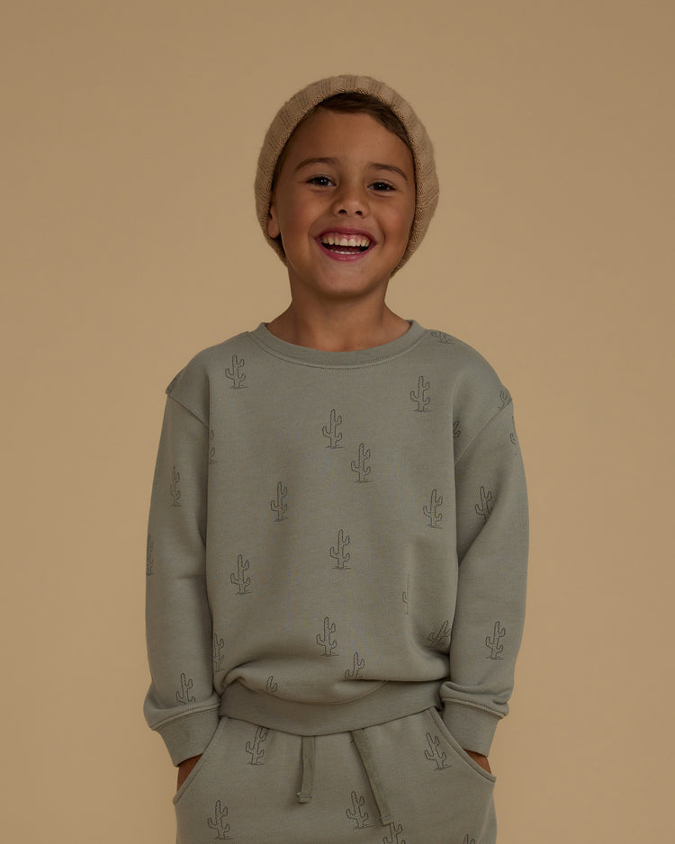 Rylee & Cru Sweatshirt In Cactus