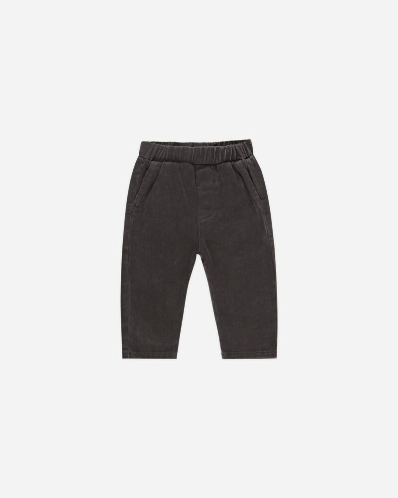 Rylee & Cru Otis Pant In Washed Black