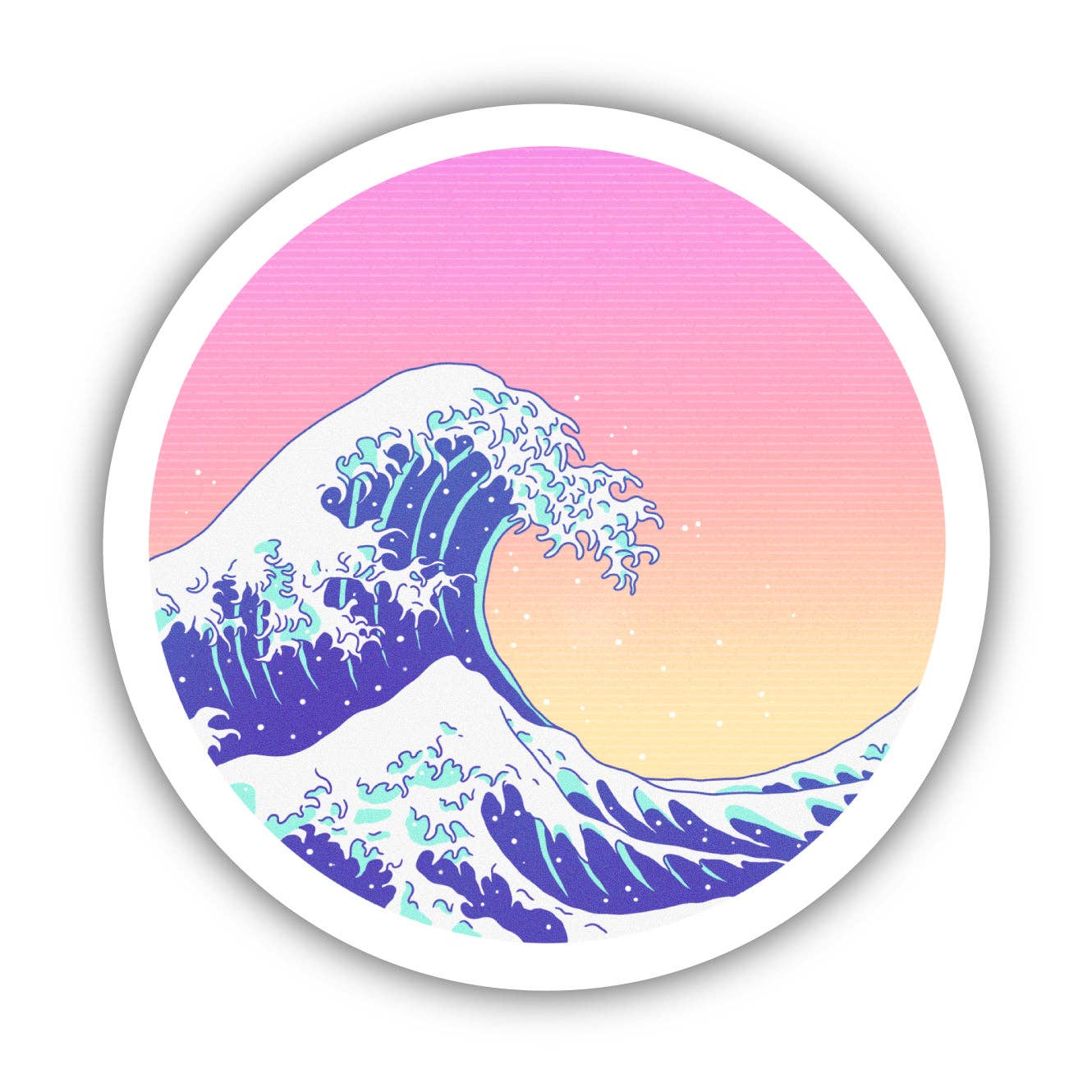 Big Moods Ocean Wave Sticker