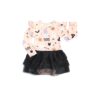 Emerson and Friends Sweet and Spooky Halloween Glow in the Dark Bamboo Skirted Tulle Onesie