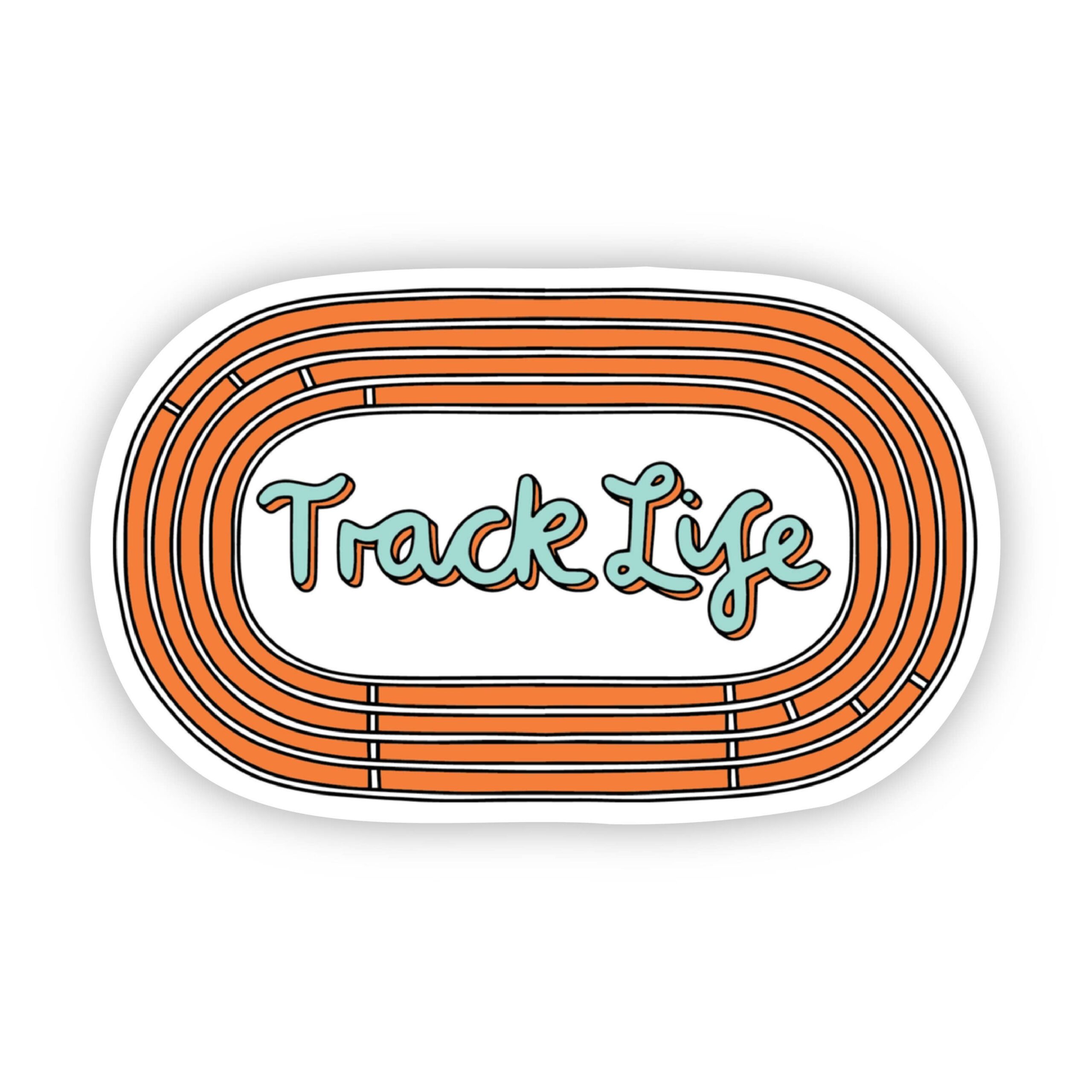 Big Moods Track Life Sticker