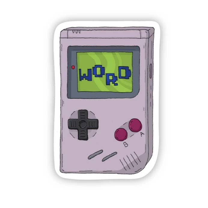 Big Moods Word 90's Sticker