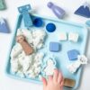 Slumberkins Kinspiration Kit Yeti's Best Snow Day Wooden Sensory Kit Toys