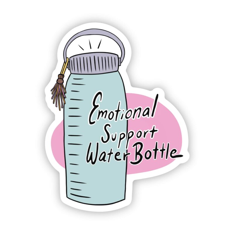 Big Moods Emotional Support Water Bottle Sticker