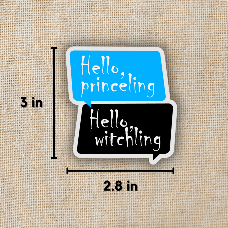 Hello Witchling Sticker | Throne of Glass