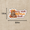 Cozy Nooks Autumn Books Sticker from Wildly Enough