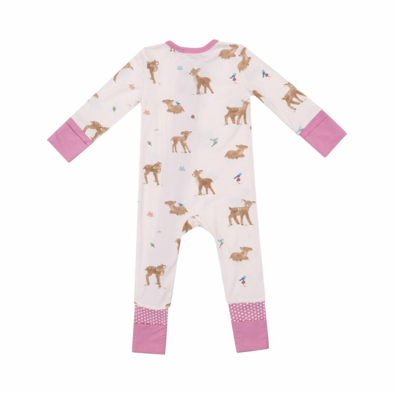 Soft Deer Bamboo Viscose Zipper Romper from Angel Dear