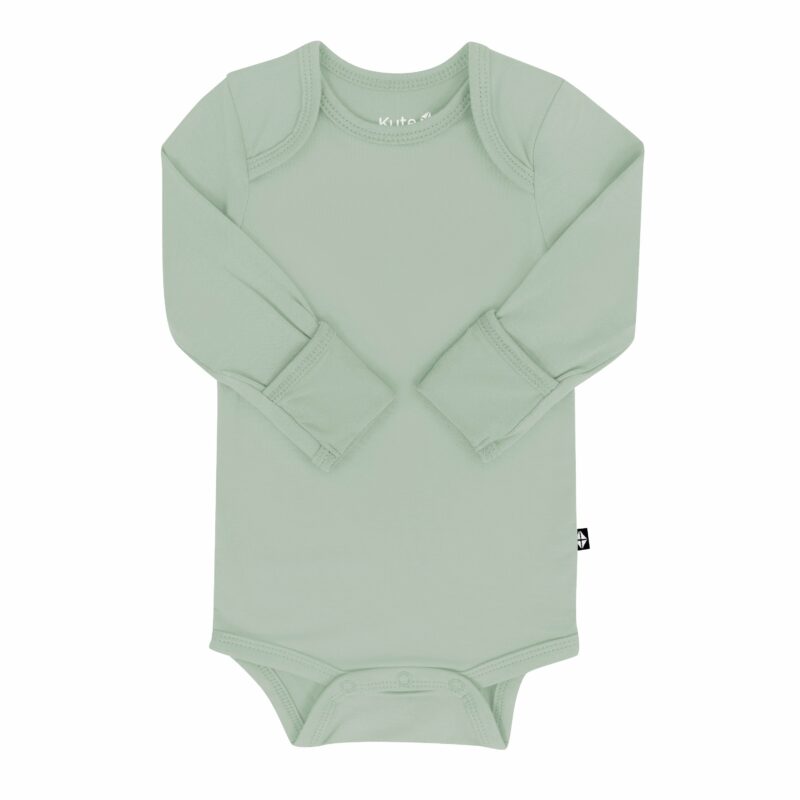 Long Sleeve Bodysuit in Thyme from Kyte BABY