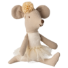 Ballerina Little Sister Mouse Off-White made by Maileg