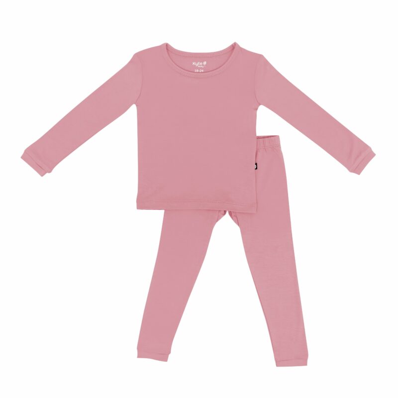 Long Sleeve Pajamas in Apple Blossom from Kyte BABY