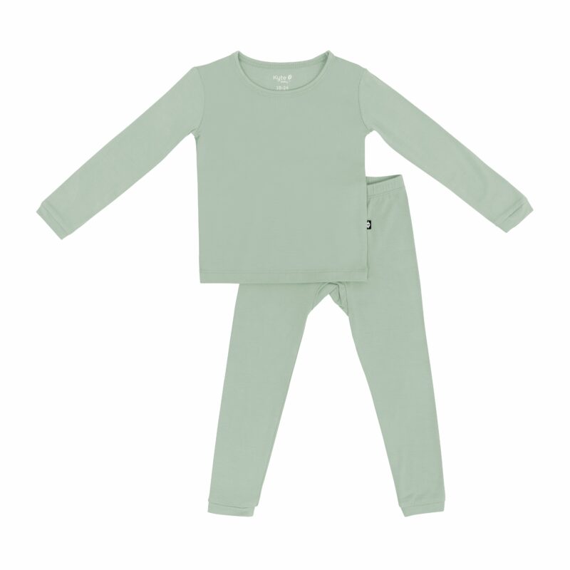 Long Sleeve Pajamas in Thyme from Kyte BABY