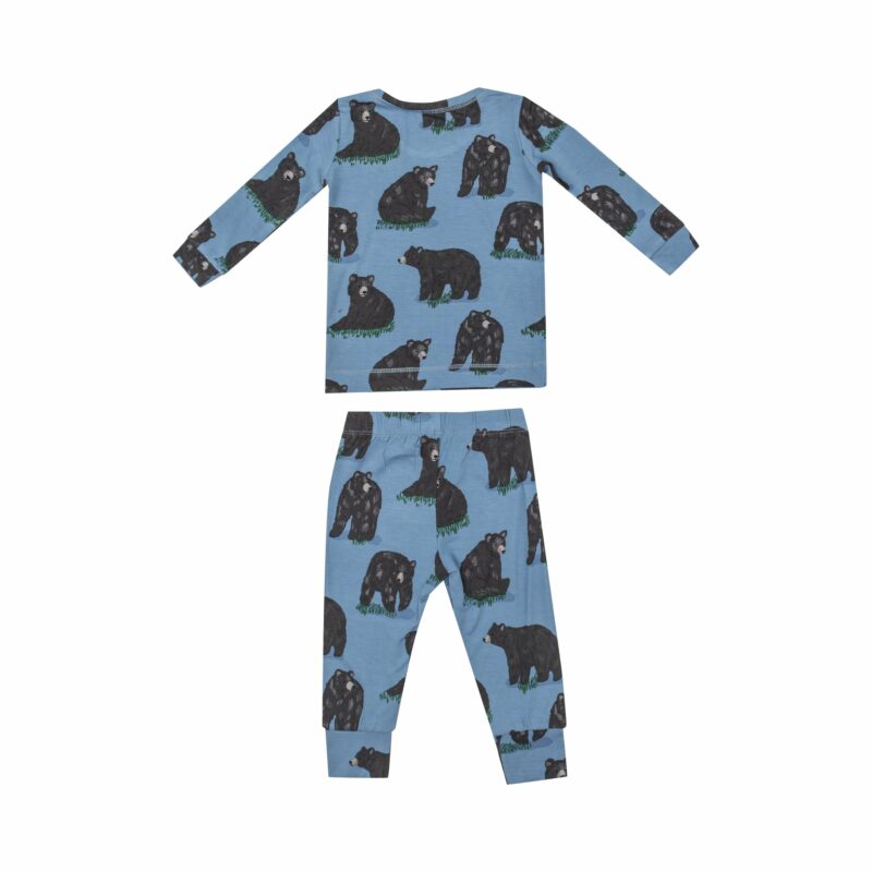 Black Bears Long Sleeve Loungewear Set from Angel Dear