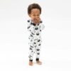 Black and White Halloween Long Sleeve Loungewear Set from Angel Dear