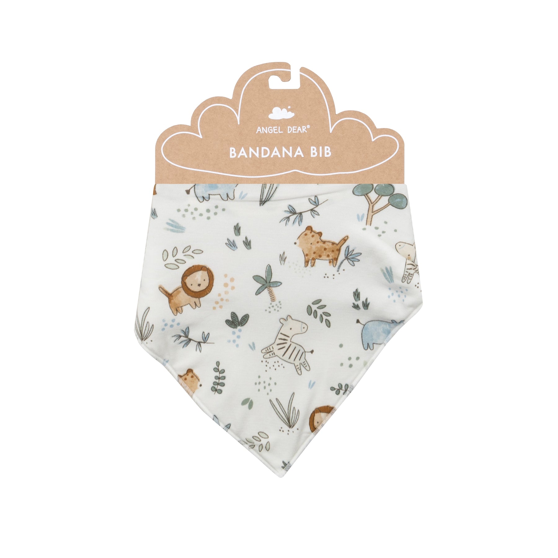 Angel Dear Delicate Safari Bandana Bib