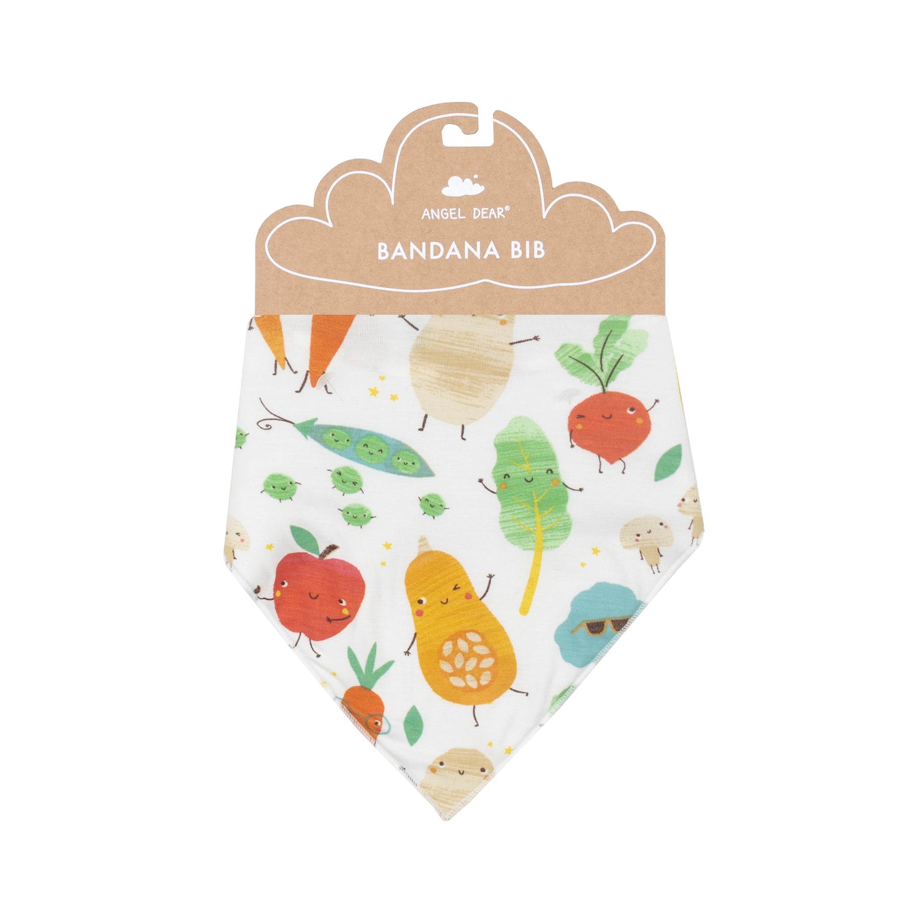 Angel Dear Fall Veggies Bandana Bib