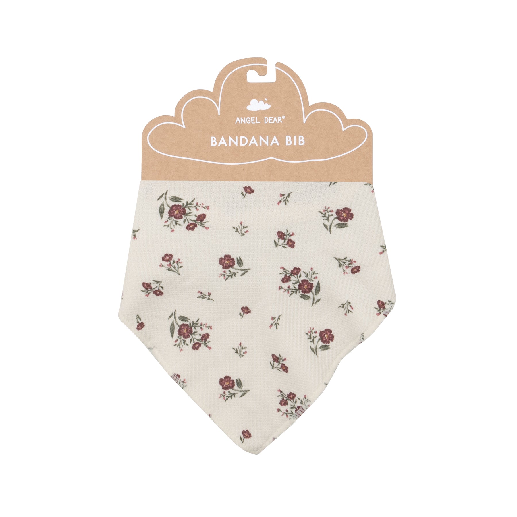 Angel Dear Misty Rose Floral Bandana Bib