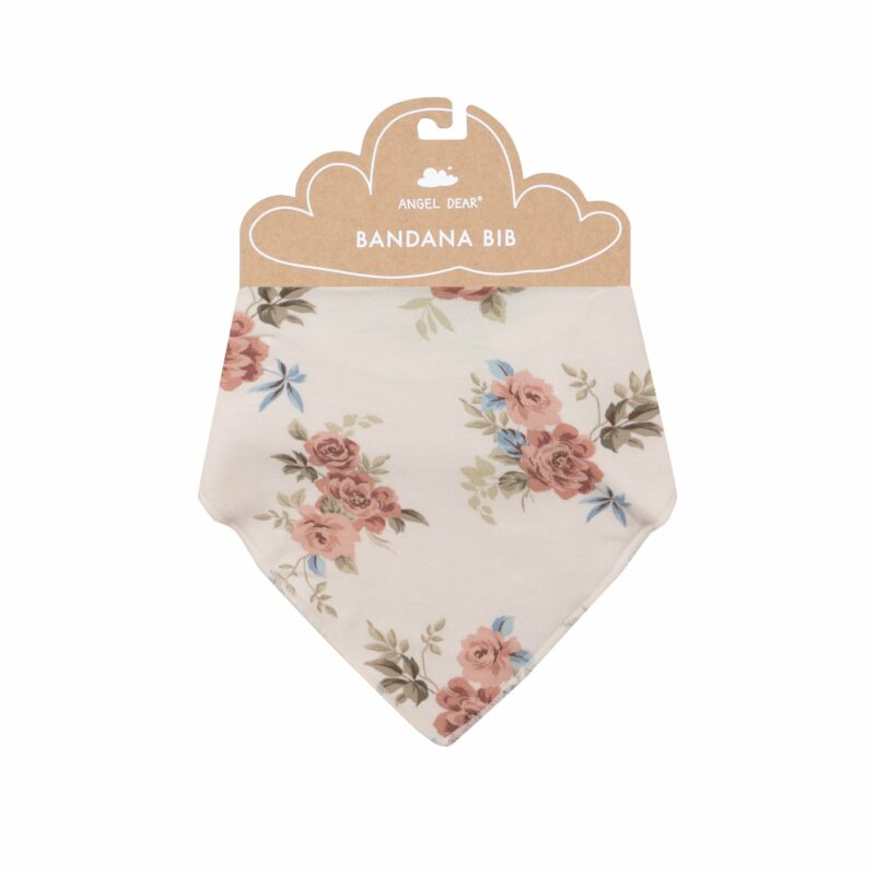 Angel Dear Romantic Roses Bandana Bib