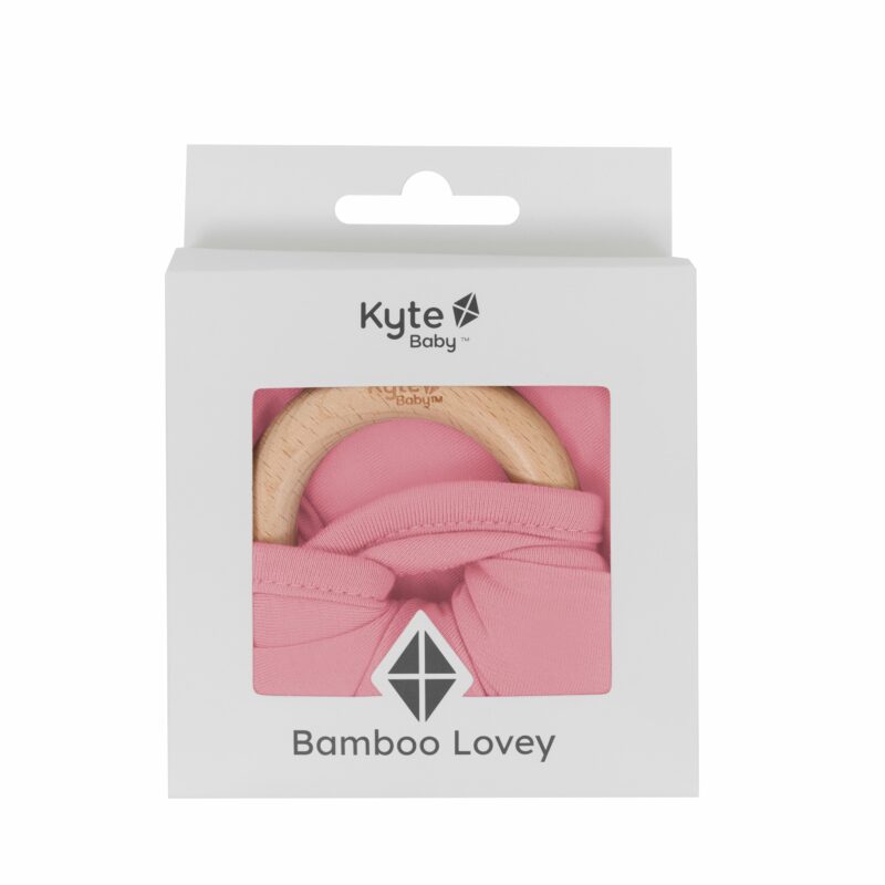 Lovey in Apple Blossom with Removable Teething Ring from Kyte BABY