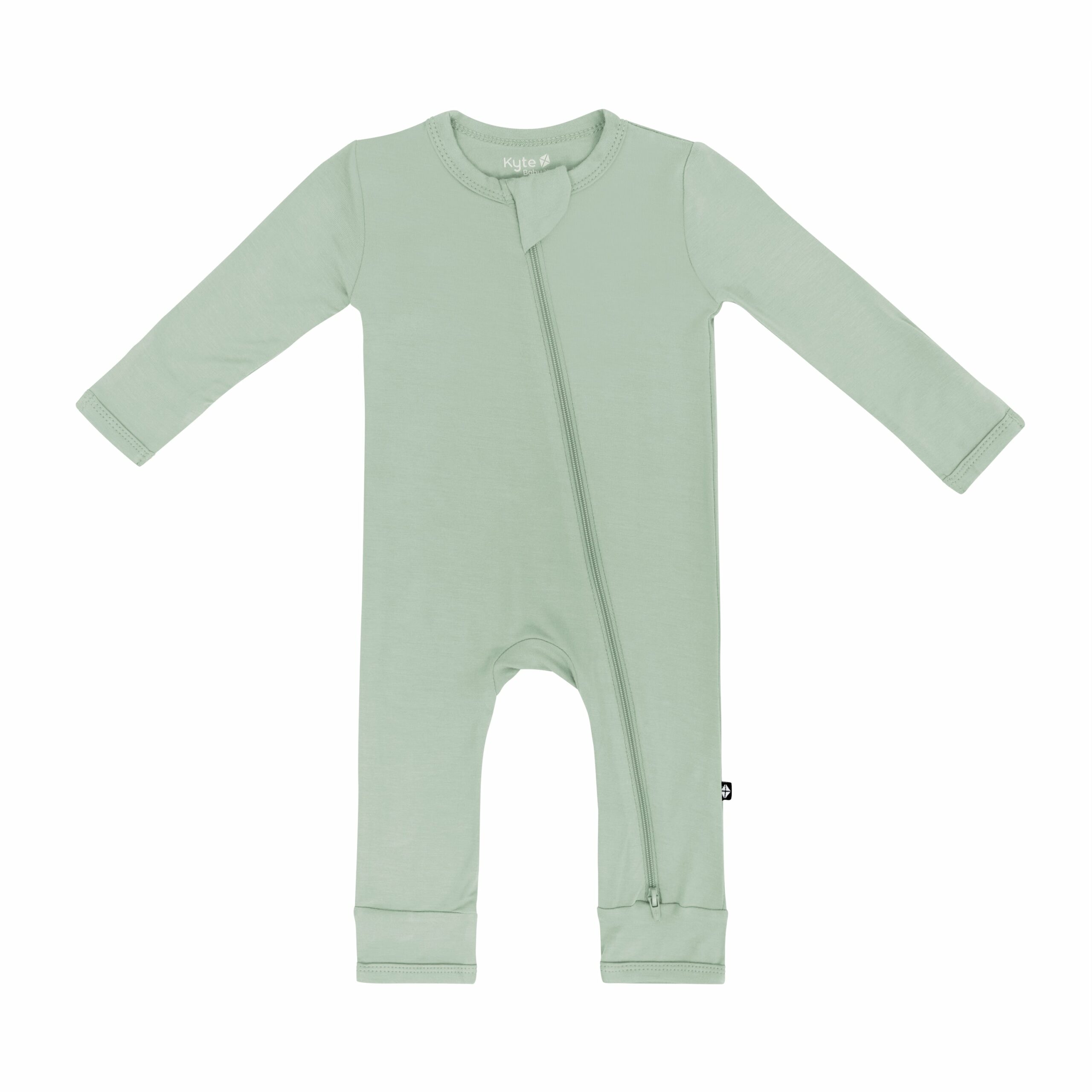 Kyte BABY Zippered Romper in Thyme