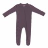 Zippered Footie in Currant from Kyte BABY