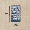 Libraries Were Full of Ideas Sarah J. Maas Quote Sticker from Wildly Enough