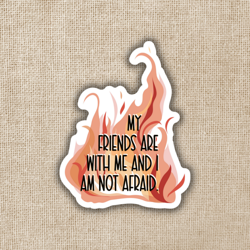 Wildly Enough Lehabah I Am Not Afraid Sticker | Crescent City