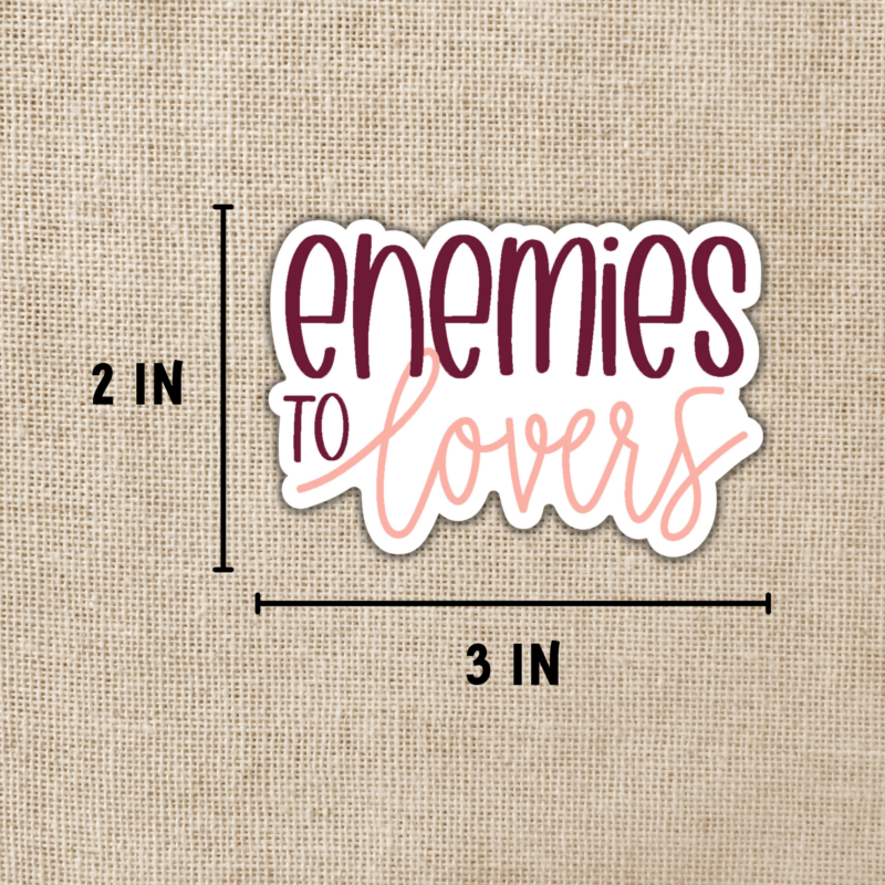 Enemies to Lovers Sticker from Wildly Enough