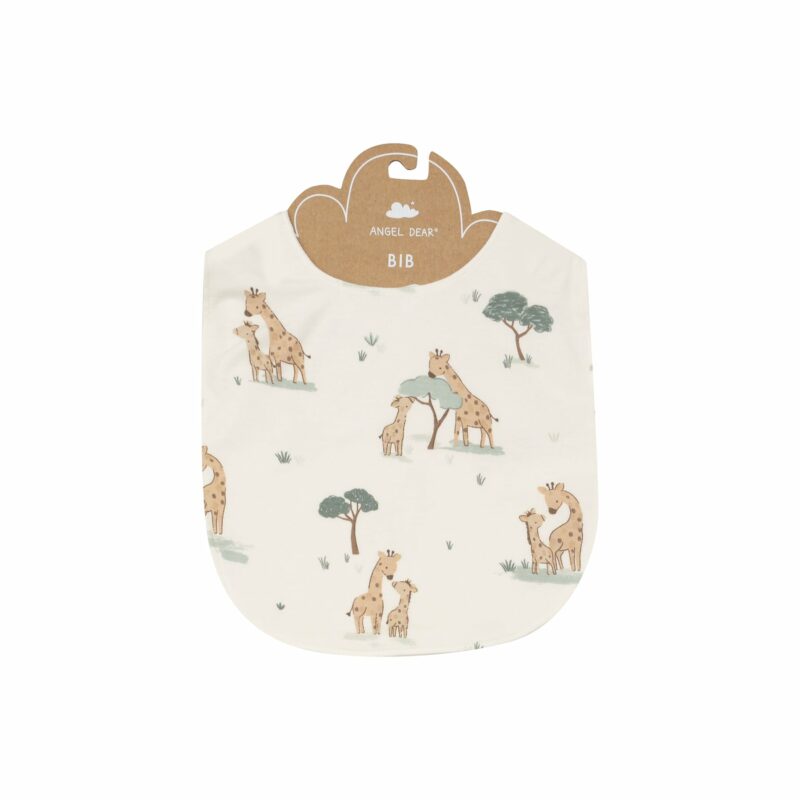 Angel Dear Giraffe Families Feeding Bib