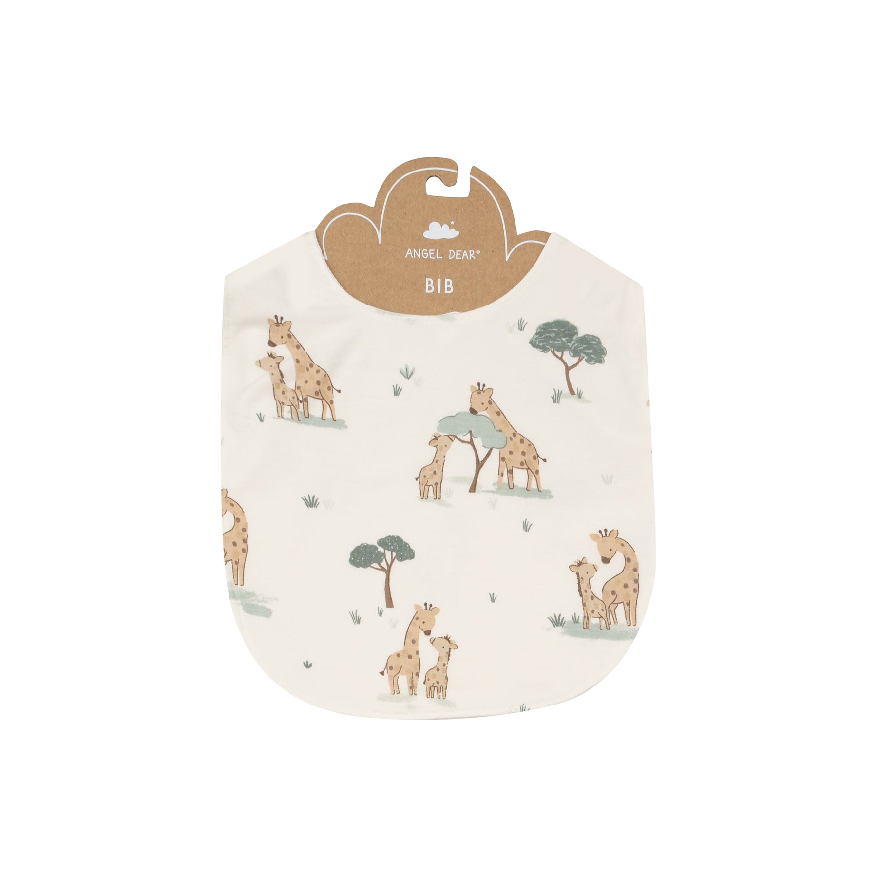 Angel Dear Giraffe Families Feeding Bib